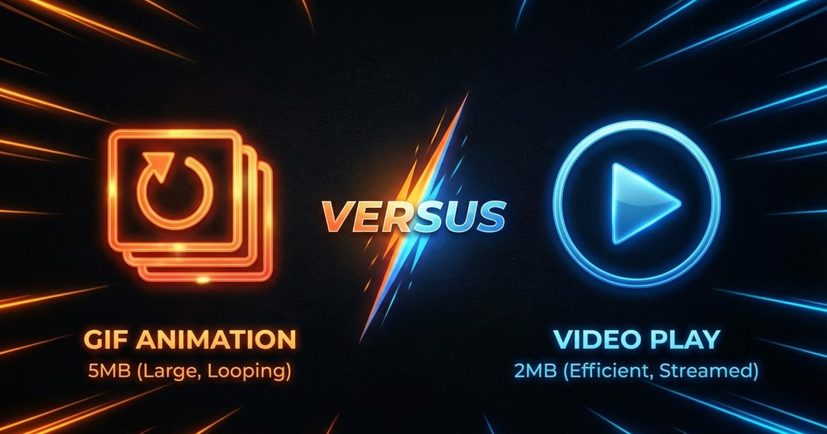 GIF vs Video: Which Format Should You Use?
