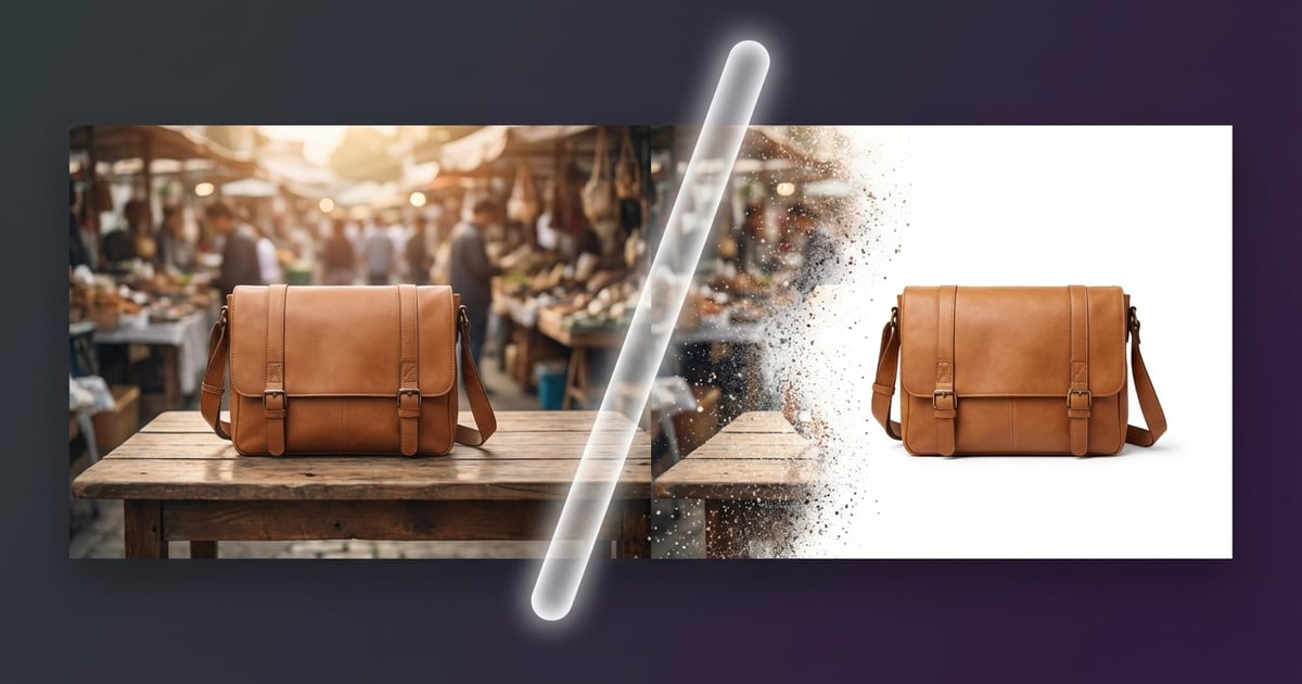 Supprimer le fond des photos de produits gratuitement